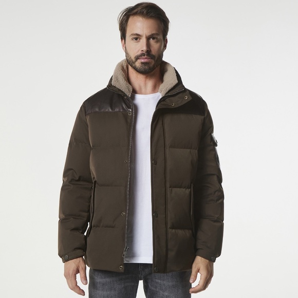 Andrew Marc Other - NWT Andrew Marc Ainsworth Leather Trimmed Puffer Jacket